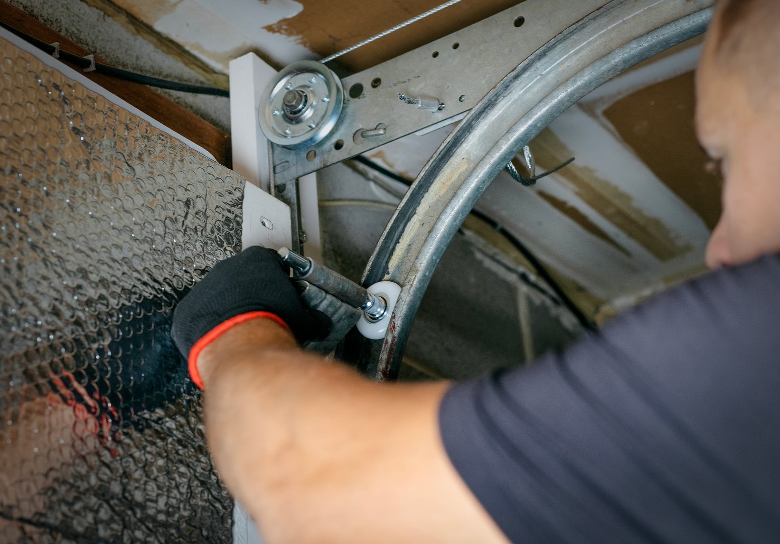 Garage door spring repair service
